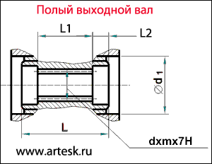 Габаритные и присоединительные размеры Ч100-160