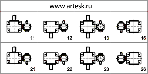 Схема сборки редукторов Ч2-160 